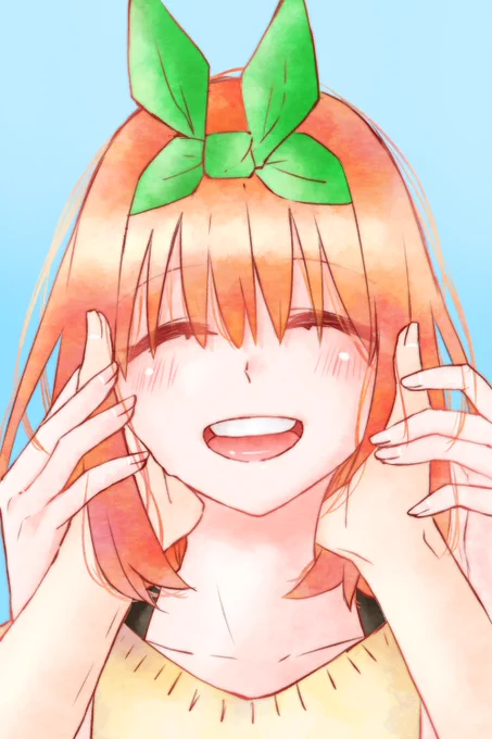 笑顔🍀

#五等分の花嫁 
#中野四葉 
