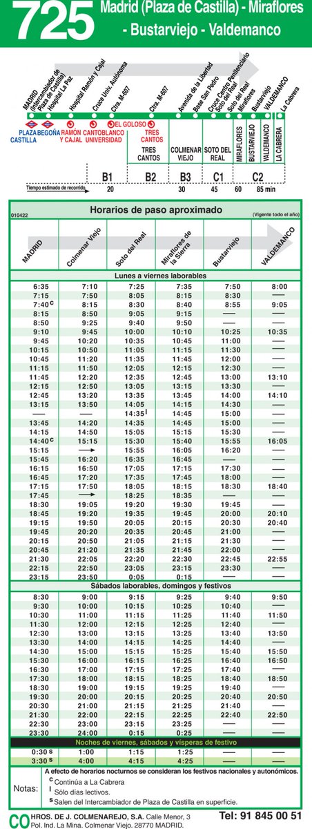 ribored's tweet photo. Horario de Autobuses desde plaza de Castilla. Si llegais a Atocha en tren, se puede continuar en cercanías hasta Chamartín. O bien Línea 1 de metro hasta plaza Castilla. En la parada de autobús de Miraflores intentaremos establecer la recogida con coches https://t.co/gppJYjGkmz