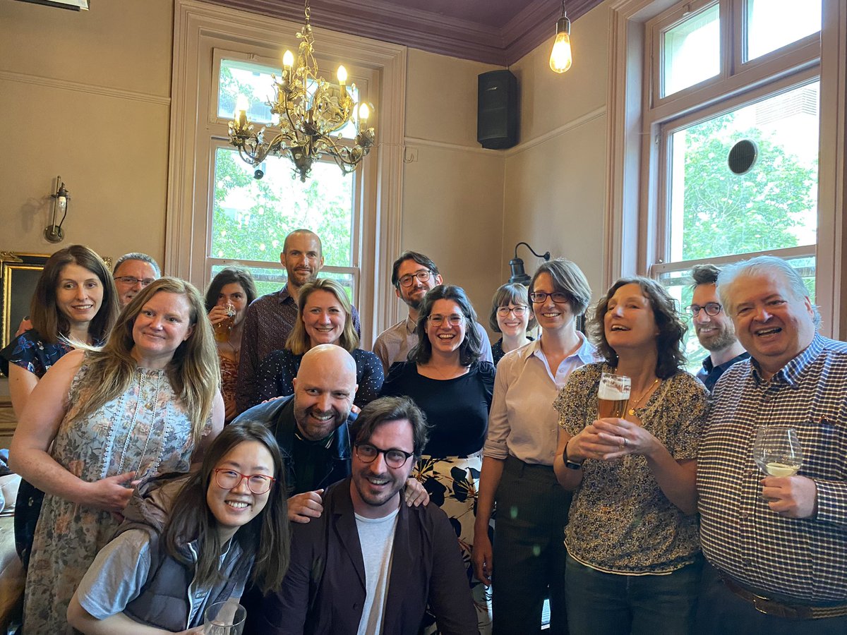 Great to get so many of us that worked on #REF2021 all in same room yesterday! Some of the team have moved onto pastures new and some hadn’t even met in person until now, so it was very welcome to finally get a well earned celebratory drink together. #UCLResearch #REFResults