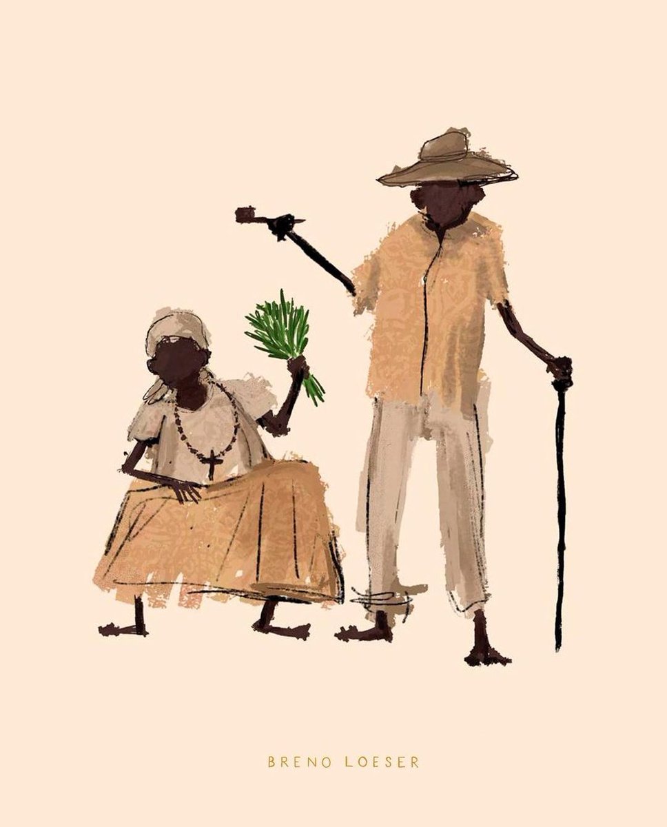 Adorei as Almas e elas me atenderam 
👵🏿👴🏿🤍☕📿