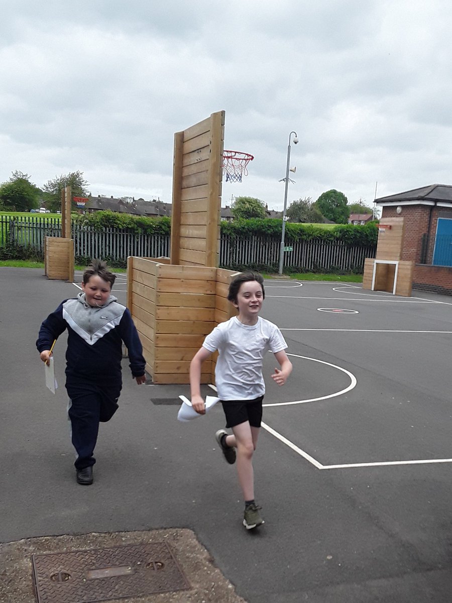 therookeries's tweet photo. Year 6 have been getting active following a week of SATs by competing in a general knowledge orienteering quiz...how many different words are there in Baby Shark? #makingmemories #celebrationtime #activelearning #TEAMROK https://t.co/UqMai006Dc