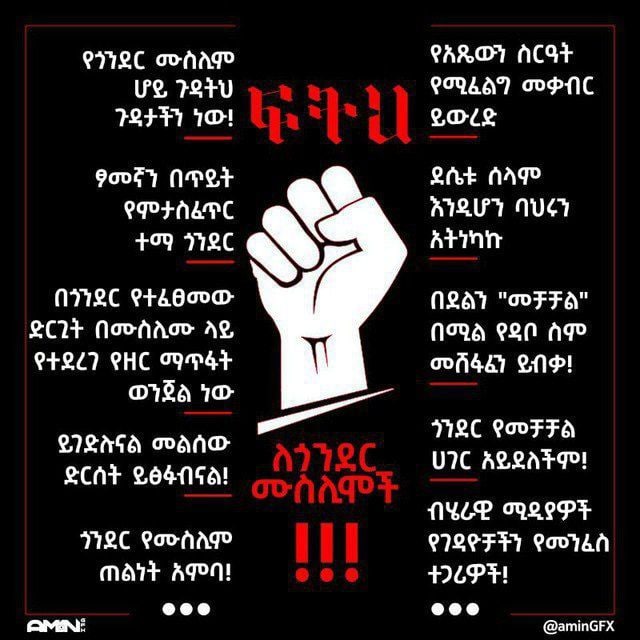 17 days with out Justice!
#የጎንደርጭፍጨፋ 
#ሙስሊምጠልነትበኢትዮጵያ 
#GondarMassacre 
#IslamophobiaInEthiopia 
#DebarkMassacre
#GondarLandOfTerror
