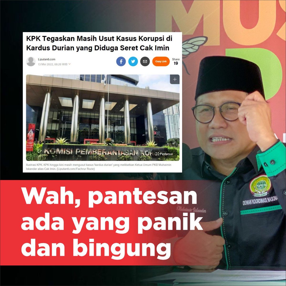 BadranBahran's tweet photo. Ini panik bingung kenapa sih? Kepo #CapresKardusDuren
Gak Imin Otoriter https://t.co/RuoMj91LQI