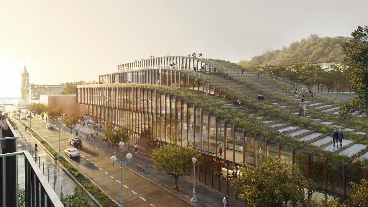 arquitect_viva's tweet photo. BIG (Bjarkle Ingles Group) ha ganado el concurso internacional para construir el nuevo edificio del Basque Culinary Center en el barrio donostiarra de Gros.
Su proyecto se ha impuesto a otros cuatro equipos: 3xn, OMA, Snohetta y Toyo Ito.
https://t.co/Bp9PuLgi5f
@BjarkeIngels https://t.co/0ADcvg6Jl3