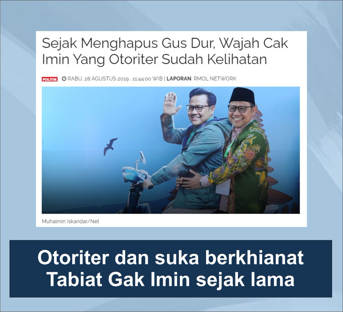 BelaBahira's tweet photo. Permasalahan apa sih ini? Cepet selesai deh #CapresKardusDuren
Gak Imin Otoriter https://t.co/xCZOKg8dzY