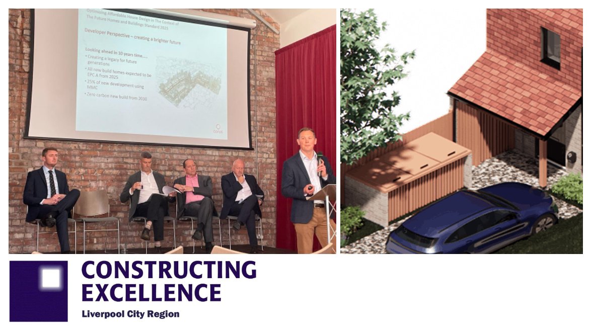 paddockjohnson's tweet image. We attended the @LiverpoolCE Future Homes Standard event today.  It was a really thought provoking afternoon with the panel presenting an affordable Future Homes development proposal.
#architecture #netzerocarbon #sustainability #futurehomes