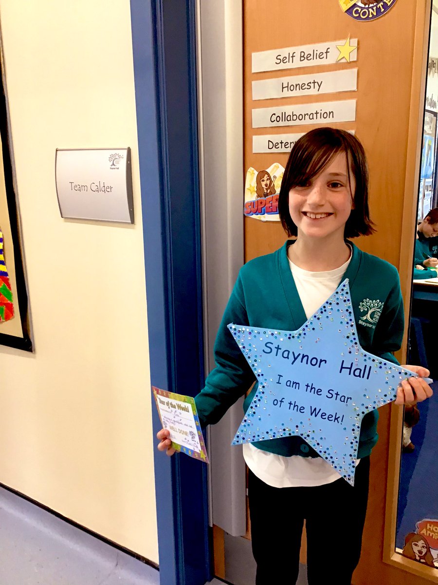 Team Calder’s Star of the week has been on an amazing self belief journey. She has worked so hard to build up her self confidence and can now apply this to all of her learning 😍 #staroftheweek <a href="/eboractrust/">Ebor Academy Trust</a> <a href="/MissHaigh_/">Miss Haigh 🌺</a>
