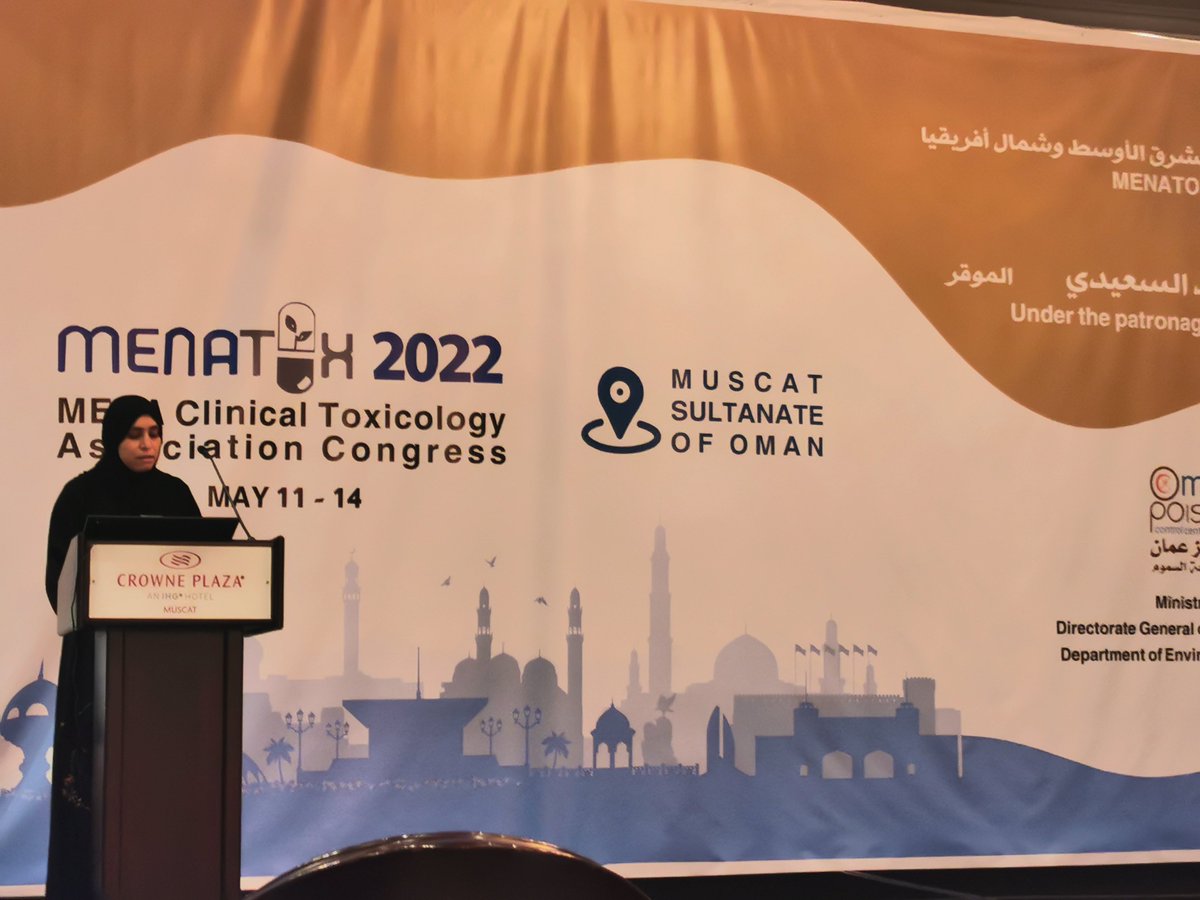 Dr. Badria Alhatali (menatox President) <a href="/MENATOX/">MENATOX</a> @ziadkazzi #MENATOX22 #openingceremony
