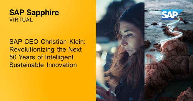 DDeRoovere's tweet photo. From the #SAPSapphireOrlando keynote stage, CEO @ChrstnKlein shared how for 50 years @SAP has revolutionized the way businesses are run—and how we’ll continue to deliver market-making innovation in the next 50. 🙌 Learn more. https://t.co/3CgREcDlEC https://t.co/a6cij3rPCA