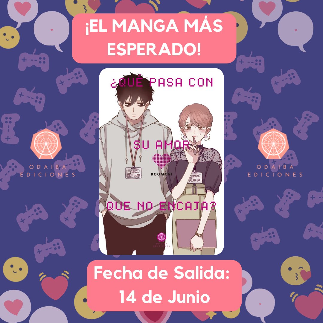 odaibaediciones's tweet photo. ¡Por fin lo tenemos en las manos y es precioso! 🥺 "¿Qué pasa con su amor que no encaja?" saldrá el 14 de Junio ¿Tenéis ganas de leerlo? https://t.co/xweAy3UGl7