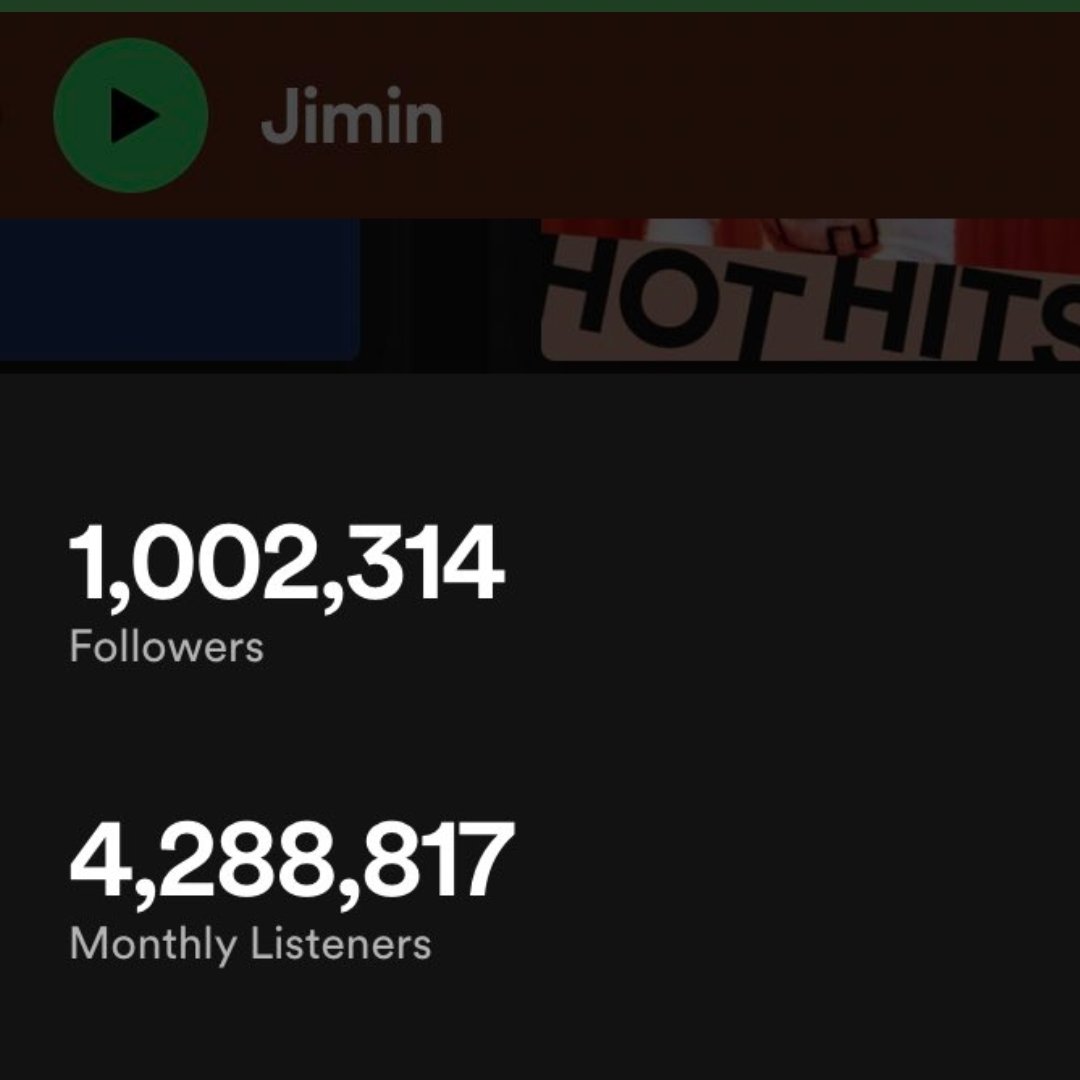 _parkjimin____'s tweet photo. Jimin’s Spotify account has surpassed 1M followers. Congratulations Jimin ♡ 

LEGEND MAKER JIMIN
#Jimin1MFollowers 👑

I love #WithYou by #JIMIN #BTSJIMIN of #BTS  (
@BTS_twt
) and Sungwoon https://t.co/3ZQhdDOgRl