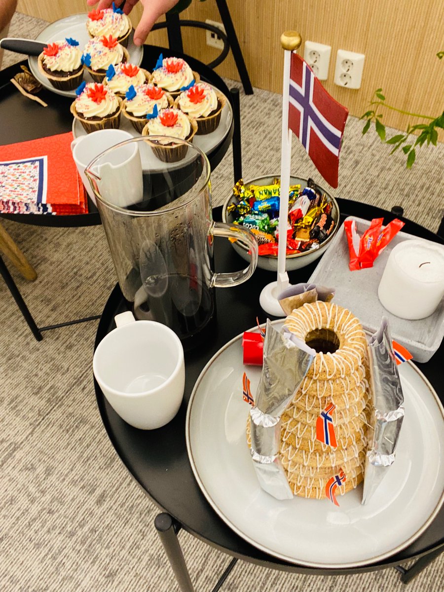 The Friday office ritual, Coffee &amp; Country, with a touch of upcoming Constitution Day ☕️🤠 🇳🇴

#teamhuma