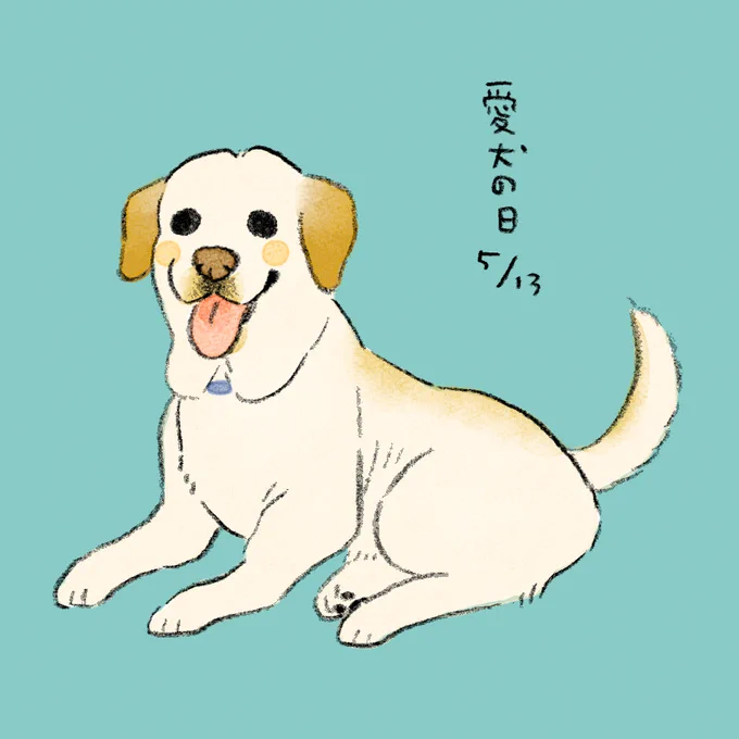 今日はウッちゃんの湿った耳のにおいが恋しいな…と思ったら、愛犬の日だそうです。また会いたいなぁ。#愛犬の日 