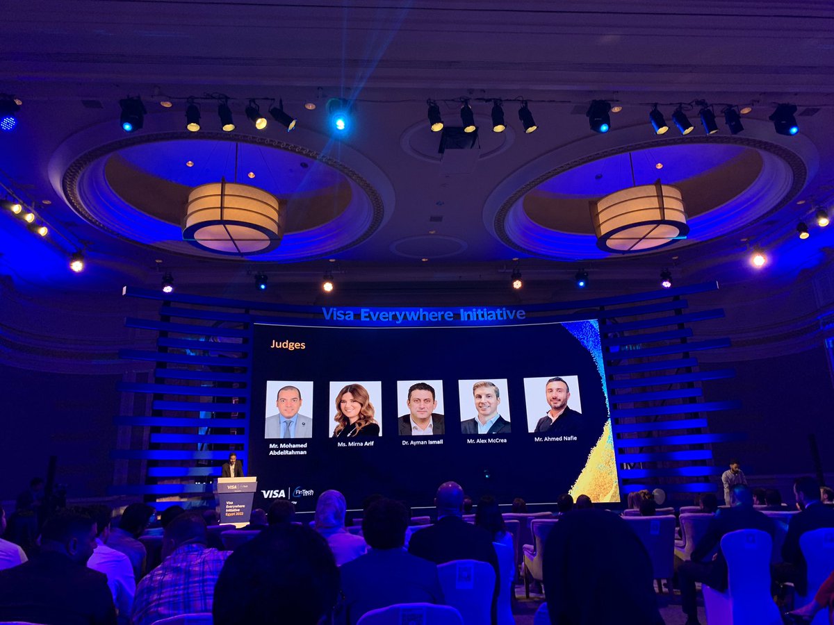 NohaMahmoud's tweet photo. Yesterday at the #VisaEverywhere event with #FintechEgypt - 5 startups pitches and #neqabty is digitizing the syndicate healthcare issuance and renewal - real impact for millions of Egyptians. They won 1st place.. co-founder Dina El Fouly 👏🏼 https://t.co/o0Lf2vHy3A