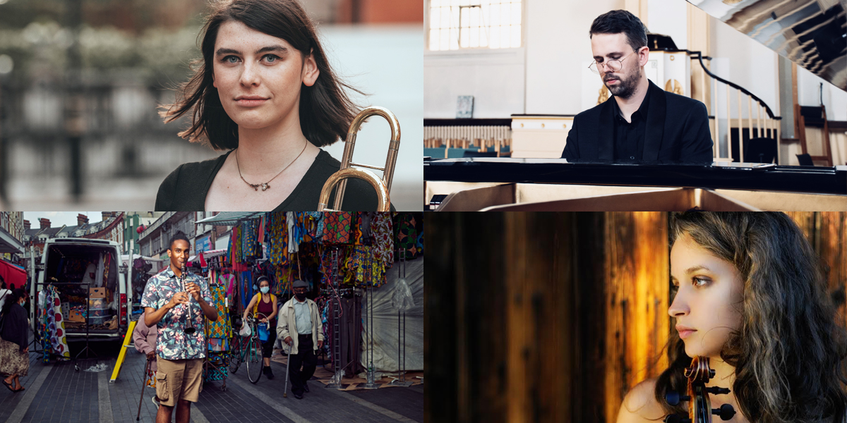 RoyalPhilSoc's tweet photo. We are delighted to announce our 2022 Isserlis Scholarship recipients who, with this support, will continue their musical studies abroad🌍

Hannah Stell (trombone), Julia Blachuta (violin), Louis-Victor Bak (piano) and Mebrakh Haughton-Johnson (clarinet).

https://t.co/J5gVHGdXZ1 https://t.co/WXC4EaQBUI