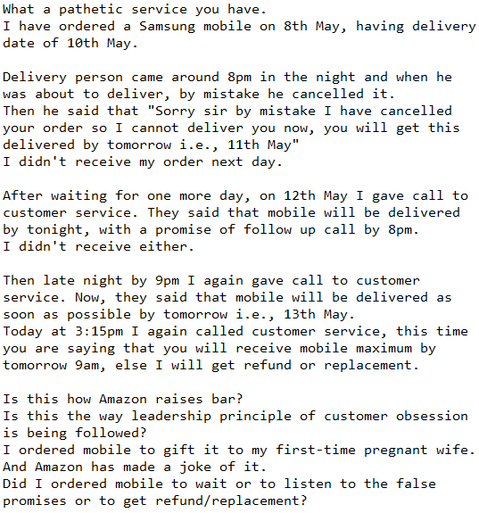 ardhendusingh's tweet photo. @AmazonHelp 
@SamsungMobile 
@SamsungIndia 
@amazon 
@amazonIN 

#CustomerExperience https://t.co/cRH0SXxTGA