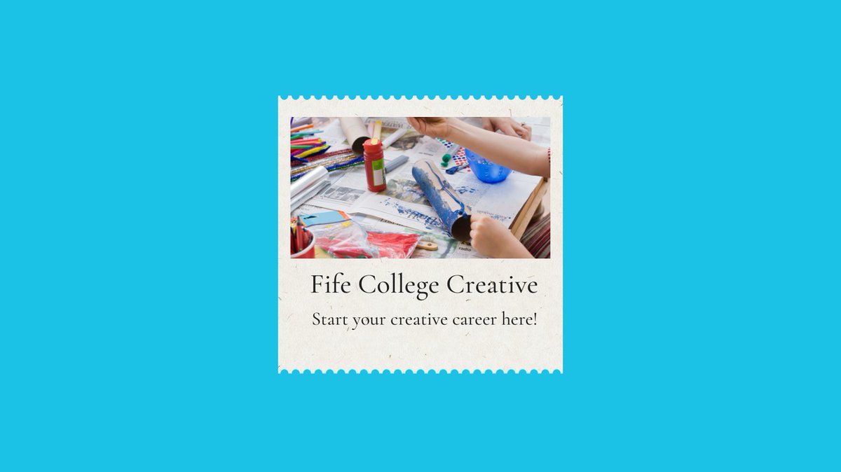 fifecreative1's tweet photo. Applications are now open for all Fife College creative subjects for 2022/23!

https://t.co/FXclAH0ken

#fifecollegecreative #nowrongpath https://t.co/URsir6xiCp