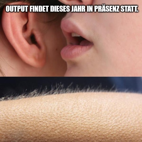 OUTPUTDD's tweet photo. Nach langer Zeit findet OUTPUT endlich wieder in Präsenz statt! Wir als Team freuen uns schon darauf, vor allem eure Gesichter wiederzusehen. 🥳
#informatik #dresden #studium #outputdd #tudresden #studieren #universität #campus #studenten https://t.co/6uiT1ynnb6