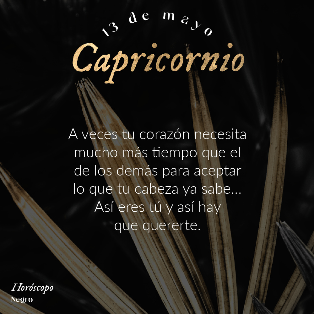 ✨♑✨ #capricornio #horoscoponegro