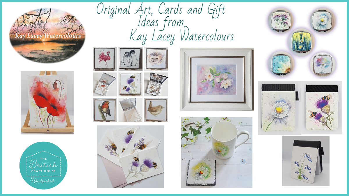 <a href="/BritishCrafting/">BritishCraftHouse</a> Yay ! Great to be back with #tbchpowerhalfhour 
I'm Kay from Kay Lacey Watercolours and have affordable art and gifts featuring my art : thebritishcrafthouse.co.uk/shop/kay-lacey…
#art #tbch