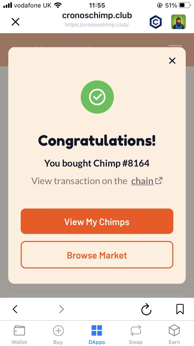 AssetAddict's tweet image. Still adding to my collection 🛍

Love everything about this one!

#cro #cronoschimpclub @CronosChimpClub #crofam