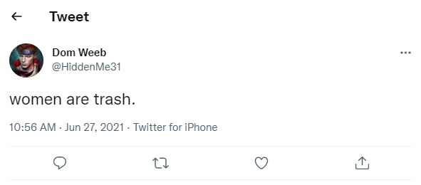 RapeeGf's tweet photo. @freyashhh Apparently, women are only trash when he ain't desperate, seeing as he's now saying "stfu and send me a dm" to every single woman that breathes. https://t.co/mjNhaqt6Xz
