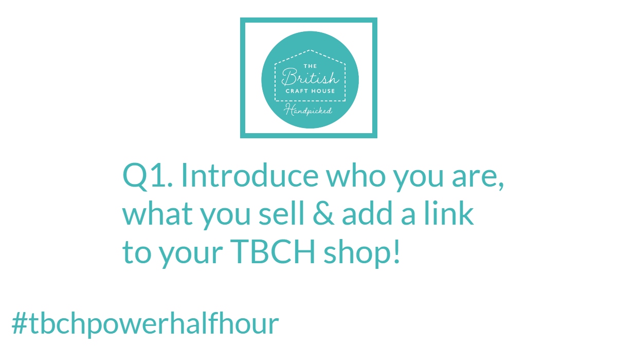 Good afternoon and welcome to our first #tbchpowerhalfhour in ages! Thank you for joining in!