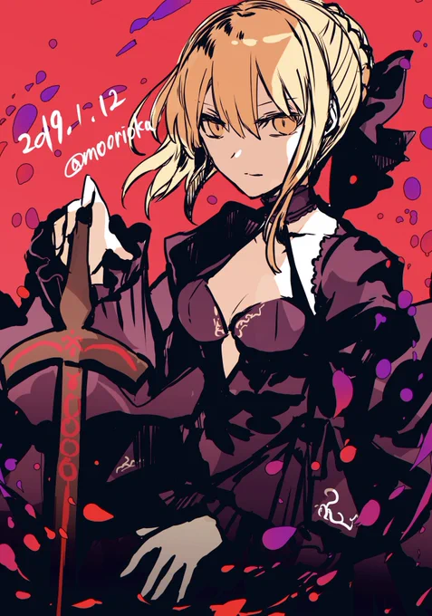 セイバーオルタの黒ドレス好き

#FGO 