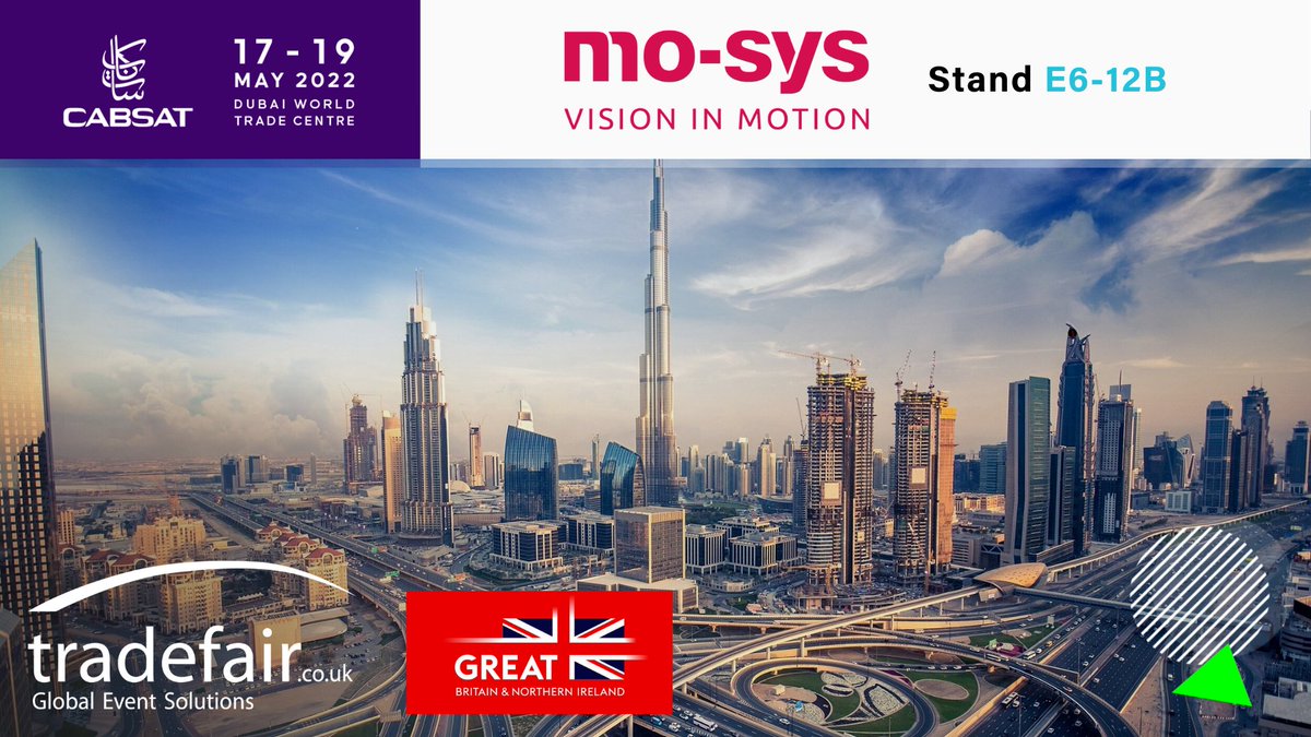 TFSUK's tweet image. Join  @mo_sysLab  at  @CABSATofficial, Stand E6-12B in the UK Pavilion. Mo-Sys will have a rich demonstration of its latest #VP technologies, featuring #StarTracker and #VPProXR along with the Mo-Sys VP Pro integrated augmented reality production system. #CABSAT2022 #AR