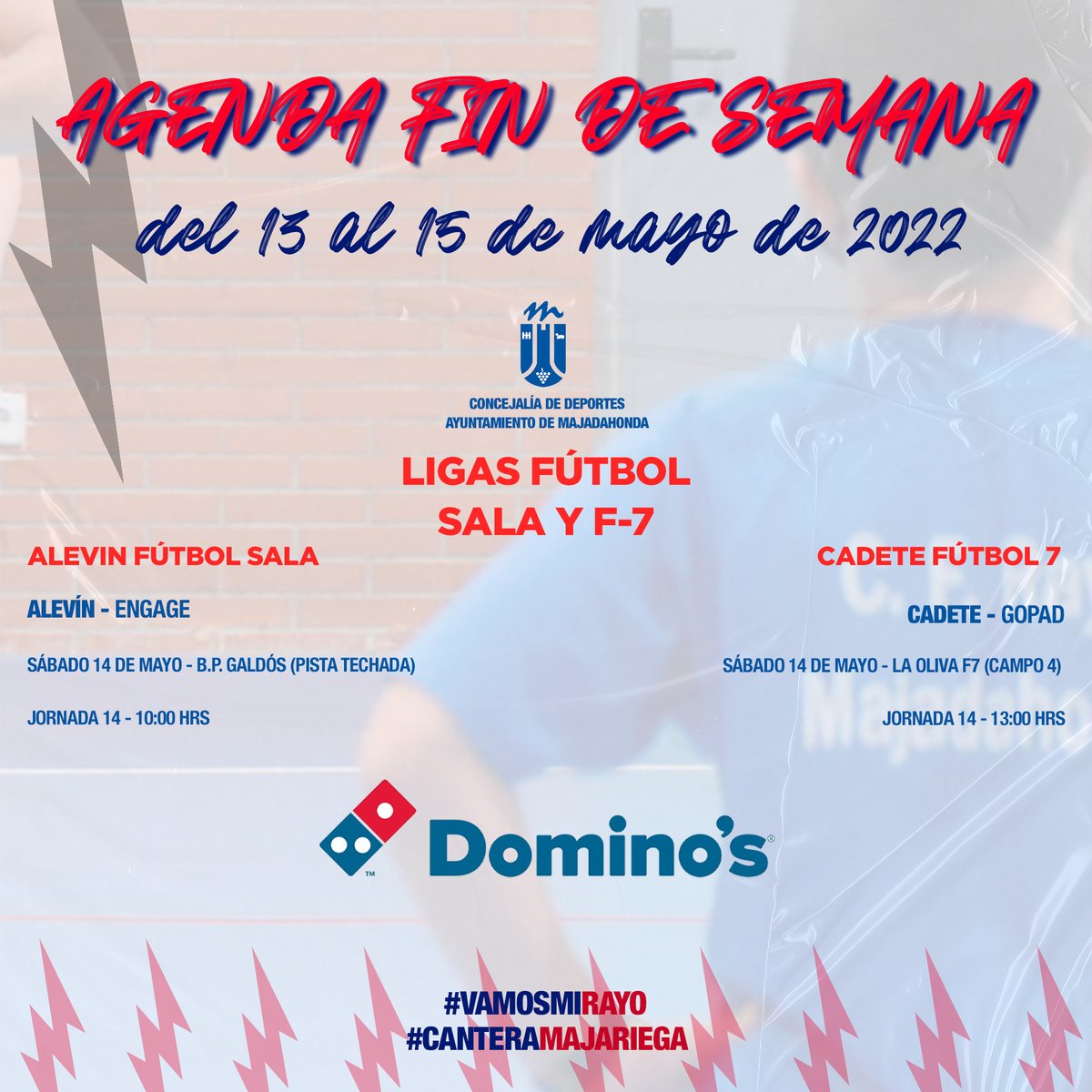 RMajadahondaFS's tweet photo. 🌞 ¡Buenas tardes, Rayistas!
📅 Os dejamos la agenda correspondiente a este fin de semana.
👉 Nuestro equipo inclusivo de la liga @femaddi disputará su respectivo encuentro este sábado ante la @adcsanfermin.
#IntegraRayo
#VamosMiRayo
#CanteraMajariega ⚡ https://t.co/woz8laRi1M