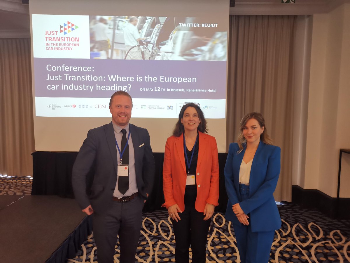 ASA_MobilityEU's tweet photo. 🇪🇺The ASA took part yesterday at the #JustTrasition conference organised by @nela_lab in Brussels, highlighting the crucial role that regions have to make the social transformation towards climate-neutral mobility successful.
@jakub_stolfa @Michael84703699
#EU4JT https://t.co/5D5pg1p5c2