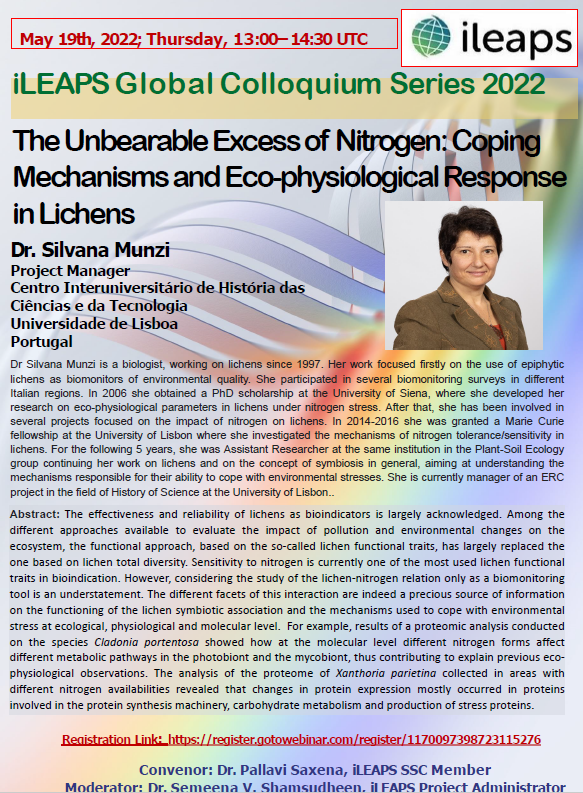 MunziSilvana's tweet photo. #Lichens and #nitrogen one of my preferred conversation topics! And the opportunity to retrace the work done over many years.
@SLichenologica #nitrogenpollution #lichenphysiology #nitrophytism @MarkNitrogen @iLEAPS18 #stressresponse #FvFm @ciuhct @UK_CEH https://t.co/BQZojaflFl