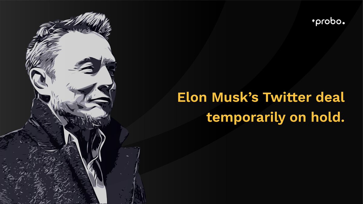 The deal is on hold until Musk receives more information on spam and fake accounts on Twitter.

#ElonMuskBuyTwitter #TwitterTakeover #ElonMusk #twittersold #ProboOpinions