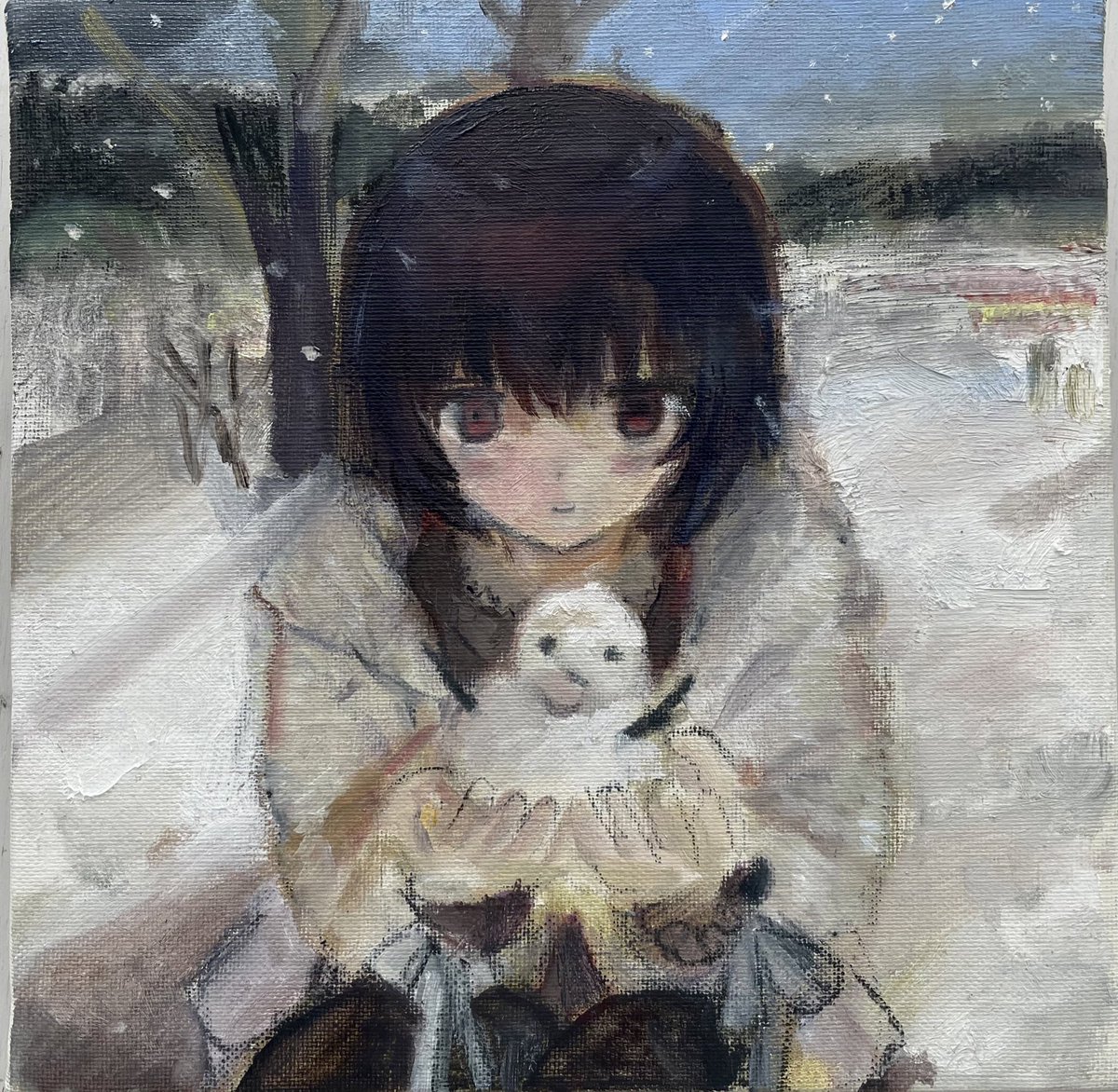 Zuz_zzzzu's tweet photo. 雪だるま https://t.co/1xDZvOqMVt