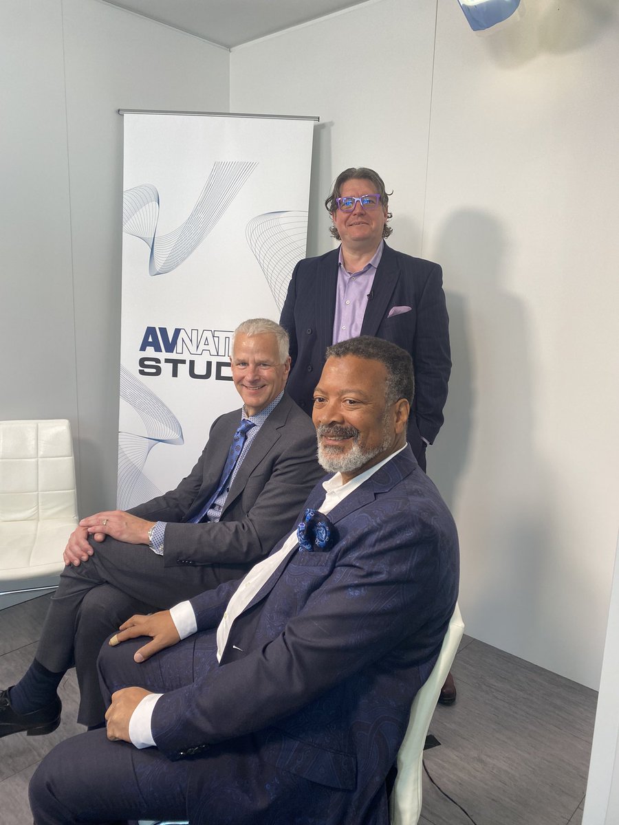 Tying up the week with @tdalbright for @AVNationTV - What a week! @avixa #ISE2022