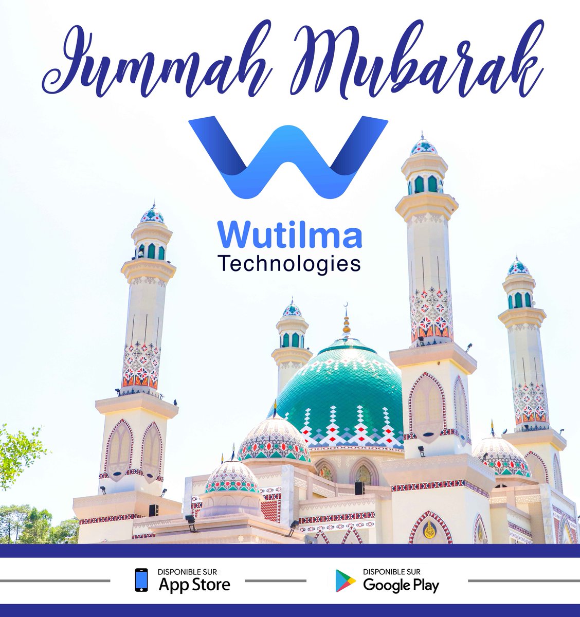wutilma's tweet photo. Qu'Allah vous illumine de Sa Lumière et vous entoure de Son amour en ce jour béni de vendredi dans lequel les prières et les invocations sont élevées à un haut rang !
#wutilma #service #technologie #jummah #kebetu #twitter #apps #playstore #googleplay #dakar #senegal #ndakarou https://t.co/UmanyH3lo9