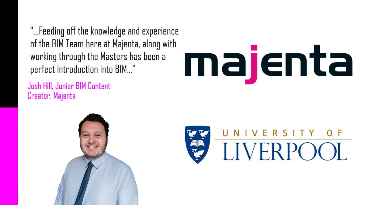 This week we asked Junior BIM Content Creator Joshua Hill to give us some insight into how his current studies are linking with his role here at Majenta, and how it is preparing him for his career in BIM... linkedin.com/feed/update/ur…

#BIM #DigitalConstruction #Construction #Design