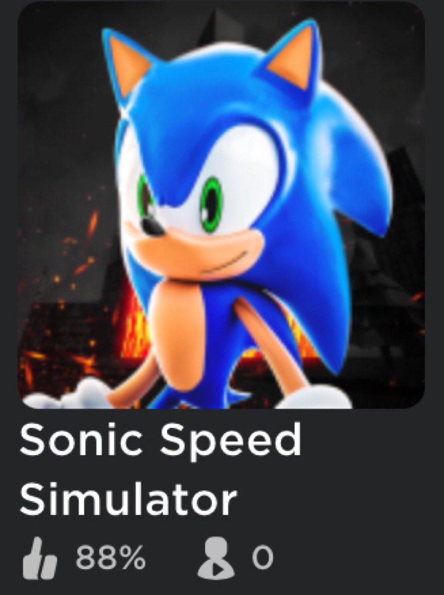 ttttoastttt's tweet photo. This is going to be the cover for the new #SonicSpeedSimulator update! #Roblox #sonic #SonicTheHedgehog #gamefam https://t.co/xJN0hOIEFG
