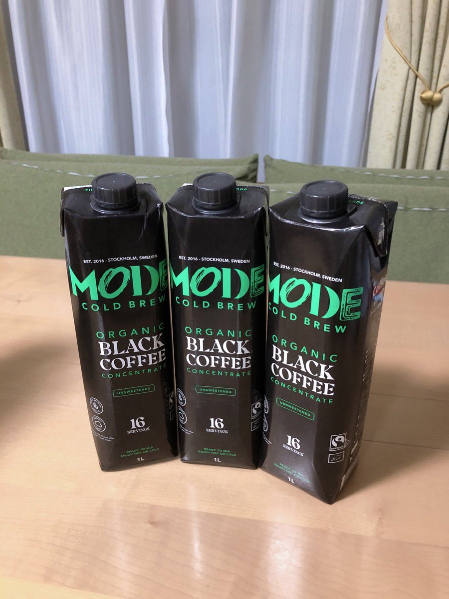 dj__Field's tweet photo. Mode 届いたー！！
ほんとにこれないとキマンナイww
#modecoldbrew 
 @modejapan2 
@iamSHUM https://t.co/gPwdA4qvGV