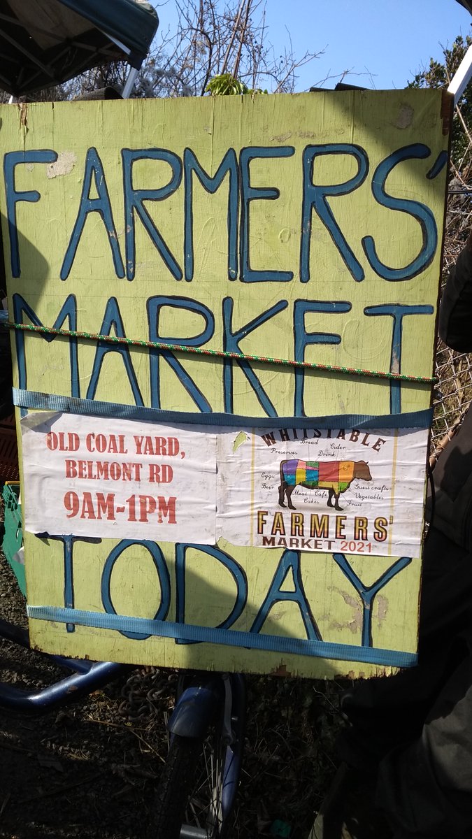 #Whitstable support your local farmers/growers/producers/makers - Farmers' Market tomorrow in the ☀️9am - 1pm