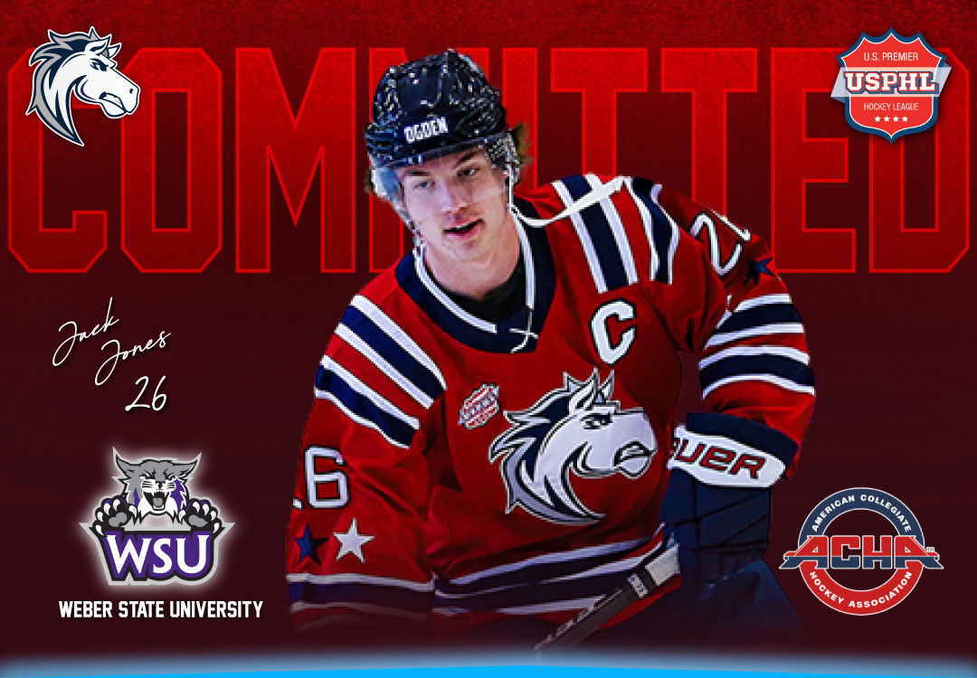OgdenMustangs's tweet photo. Captain Jones moving on to Weber State University. The Ogden Mustangs congratulate Jack Jones on his commitment to Weber State University...read more >>  https://t.co/uN2io6iEHh  Congratulations and best of luck, Jack  #OgdenMustangs #OMHockey #WeAreOgden Go Mustangs! https://t.co/aVD1OZ61iV