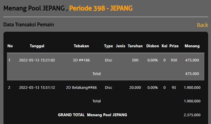 CacaHarahap's tweet photo. SAHH KITA JOSS LAGI JP 32D YA BOS 
RESUT 5186 SALAMMM WD BOS
JADI TUNGGU APA LAGI KALAU MAU ANGKA LEBIH CEPAT DAN GRATIS LANGUSNG MERAPAT KE WA YA
+62 812-6822-2484🤑🥳 https://t.co/rE3nPiBDmt