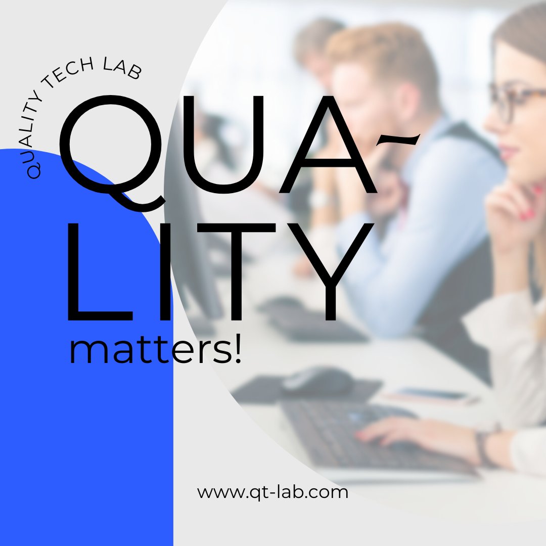 qtechlab's tweet photo. ℹ️For us, quality is a synonym for reliability, maintainability, stability, efficiency, testability, usability, accessibility, and safety.
Find more information at 🔗https://t.co/wpk54ytUhM

#QualityTechLab #softwaredevelopment #SoftwareEngineering https://t.co/mEQCr6hTPR