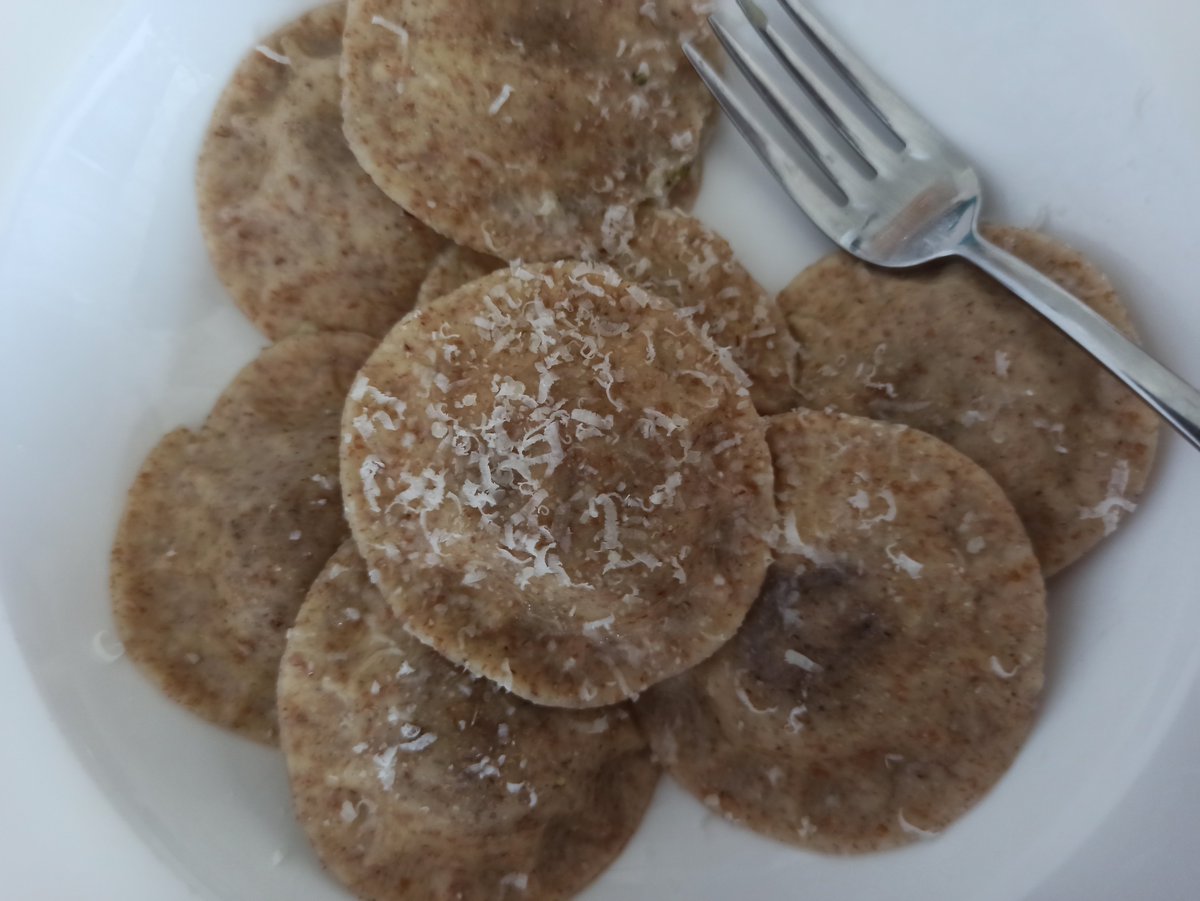 How can foods be processed better? 

Food for thought for lunch: wholegrain ravioli, filled with chickpeas and broccoli 🥦