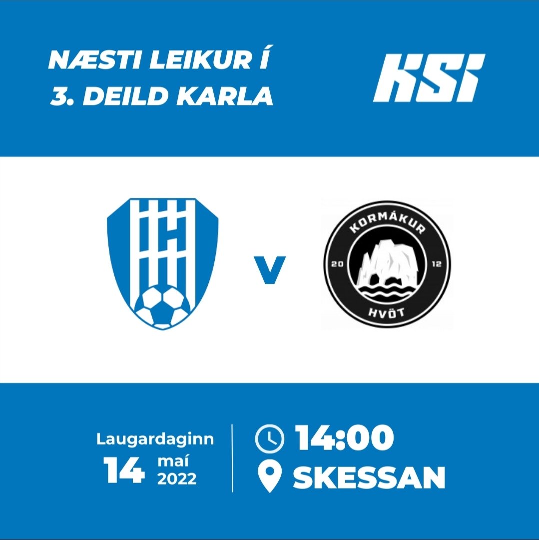 ÍH leikur sinn fyrsta heimaleik í 3.deildinni gegn Kormáki/Hvöt í Skessunni á morgun. Stuðningsmenn stórveldisins ætla að hittast á Gamla enska kl. 12.00 á morgun og marsera þaðan á völlinn. 
Áfram ÍH!
