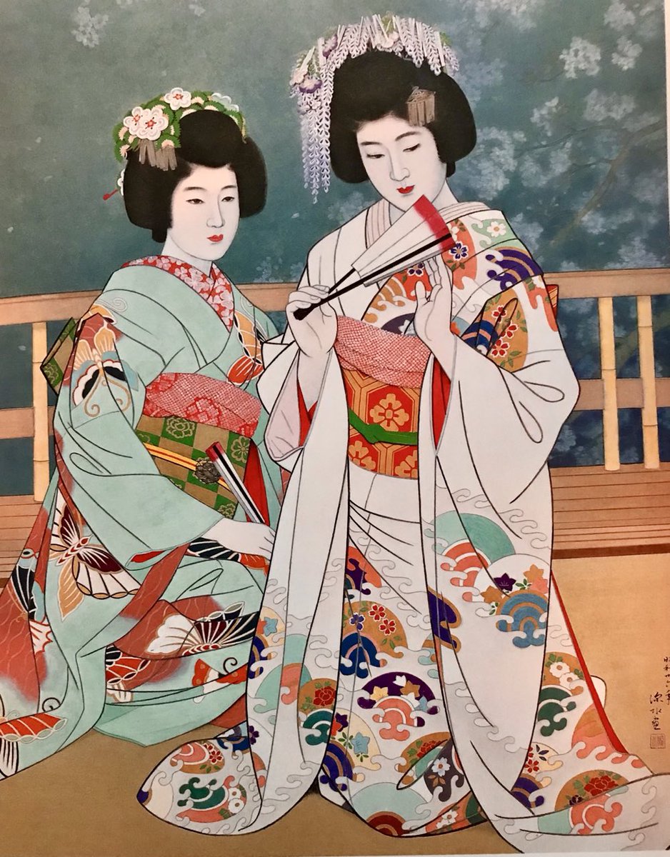 azukimuseum's tweet photo. 56 #伊東深水 #Azukimuseum
55に続く三部作のうちの花。
伊東深水
春の宵(雪月花三部作の花)
1962年 https://t.co/tYrfOJoDWW