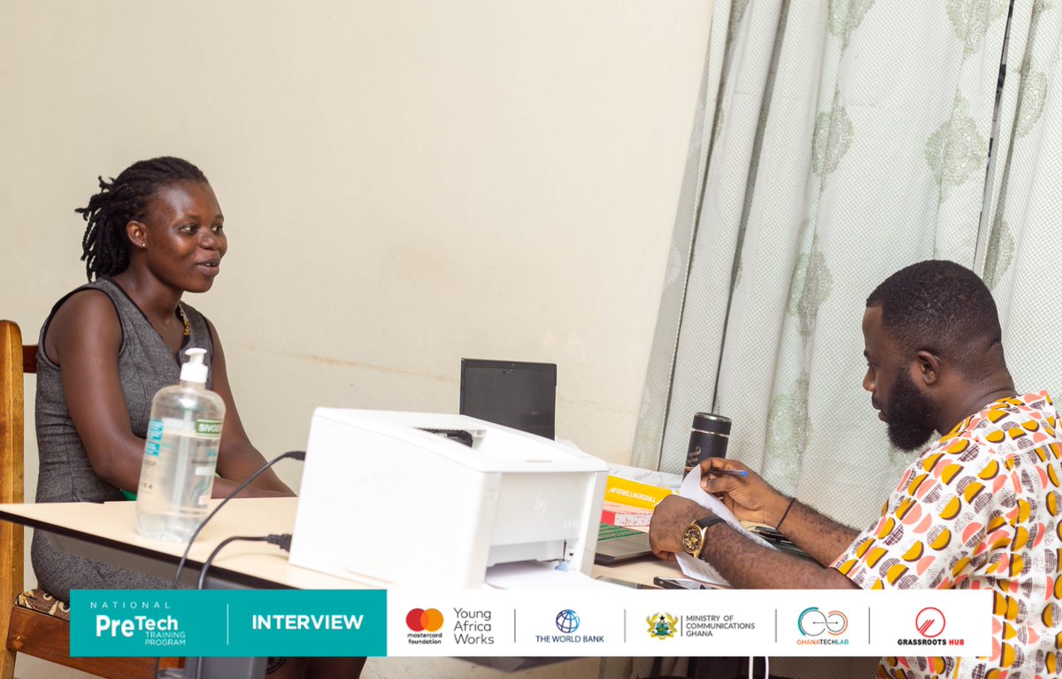 grassrootshubgh's tweet image. Here are highlights from our two-day interview sessions towards the commencement of this year's National PreTech training for girls.

The training will start on 16th May 2022 - 4th June 2022.

Watch this space for updates!
#gtlmpact 
#GrassRootshub 
#Pretech