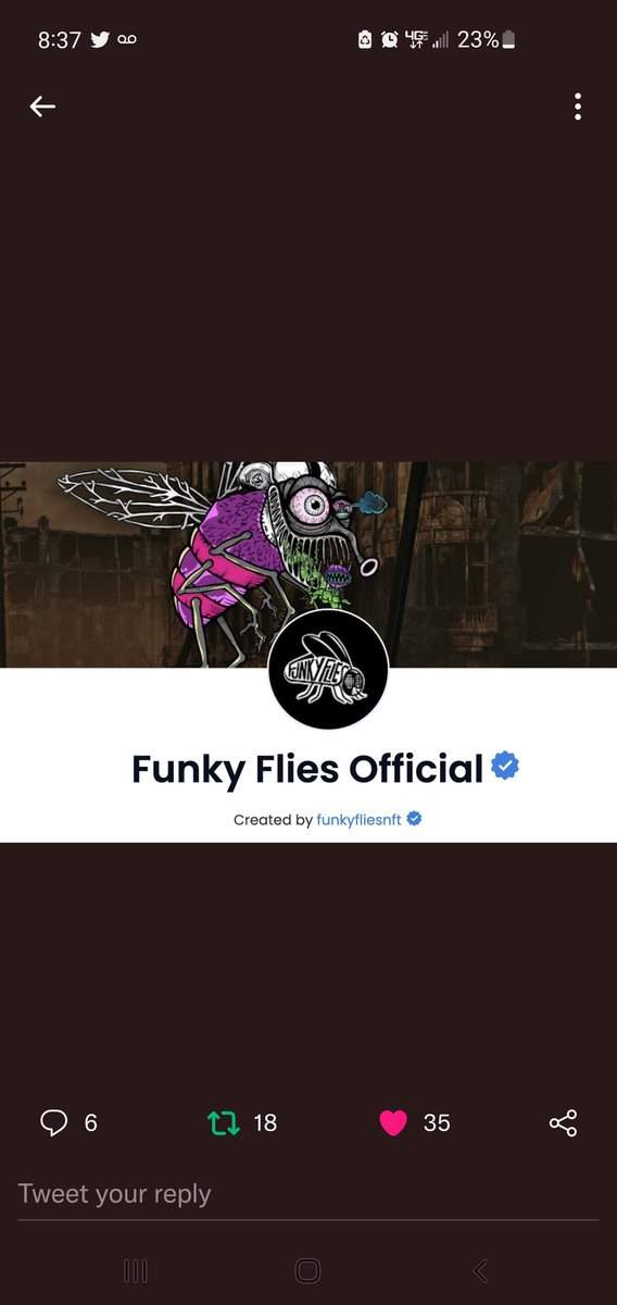 Phly_Dad's tweet photo. GM👋#NFTCommunity✌Newly recieved #BLUECHIP 
👉@funky_flies are just 4 days away from releasing🔥#mutant #flies 🤪#zzz 👀The #nftart by @gruntleddesign &amp; @gicevt is😍one of a kind🤙Grab a #FFspraycan or #flytrap with an OG #FUNKYFLY for a gas only mint🥳 #LFG #flyonfly #FlyFam https://t.co/JYABdGHkcx