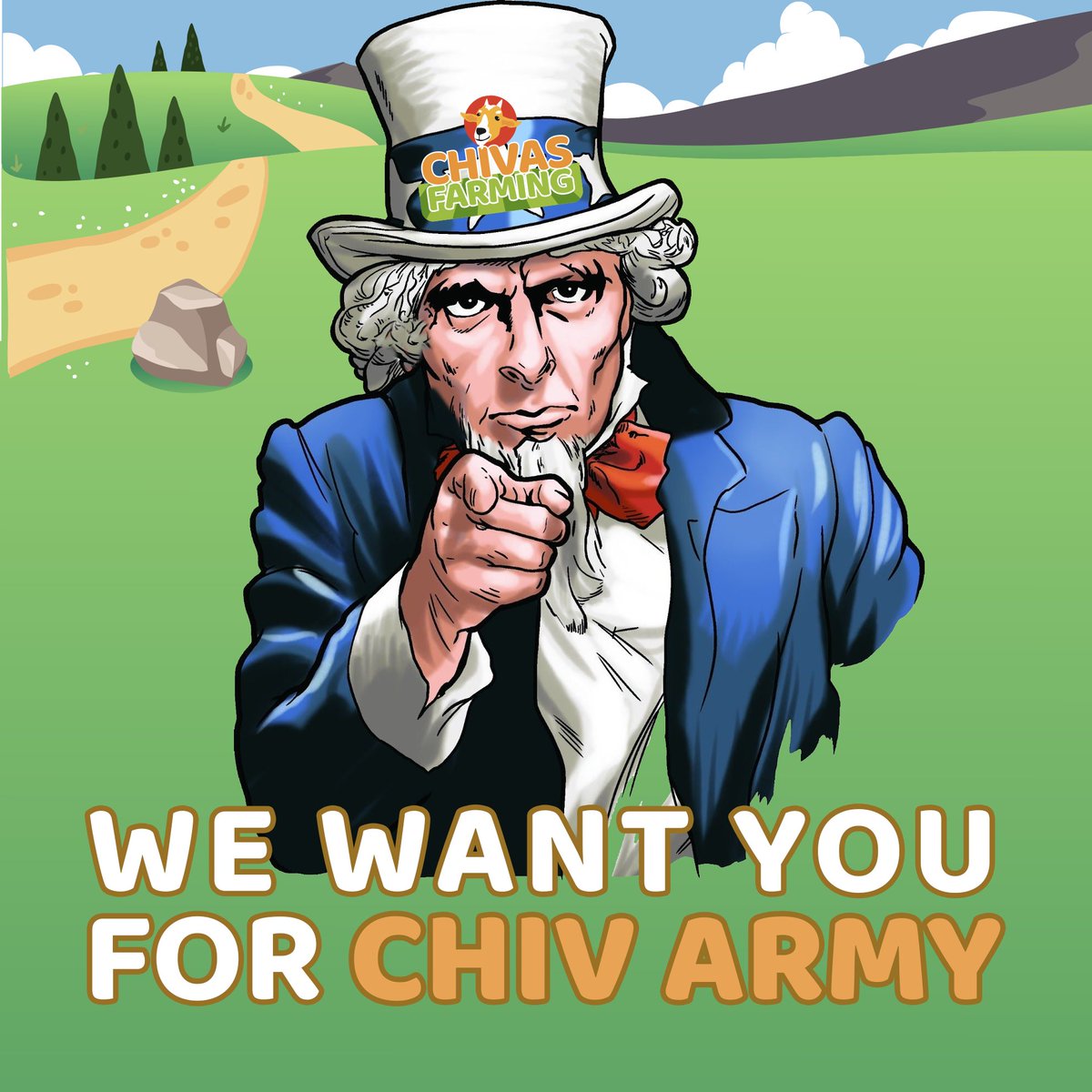 We want you for ChivArmy 
t.me/chivatokencomu…
chivasfarming.com