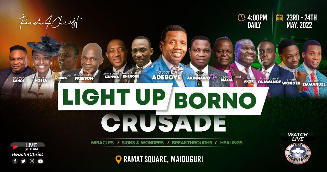 Georgeizunwa's tweet photo. With great joy, I'm SUPER GLAD to announce that I'll be ministering @ the LIGHT UP BORNO CRUSADE with my fathers in the faith &amp; other anointed men of God.

This is a huge privilege for me &amp; I do not take it for granted. Thank You Abba for the work you've begun!!

Pls Retweet https://t.co/dUCxtjhKaC